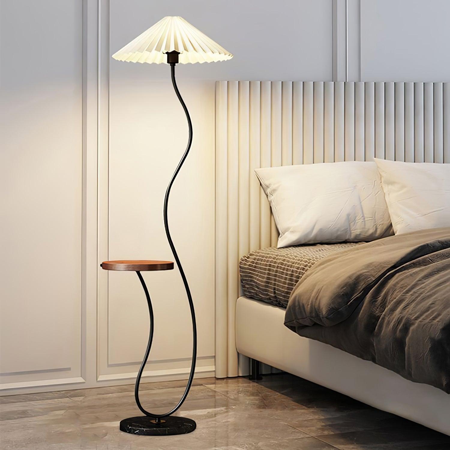 Modern Curvature Floor Lamp - Adjustable LED Standing Light for Living Room, Bedroom & Office - Stylish Home Decor Lighting for Reading & Relaxation