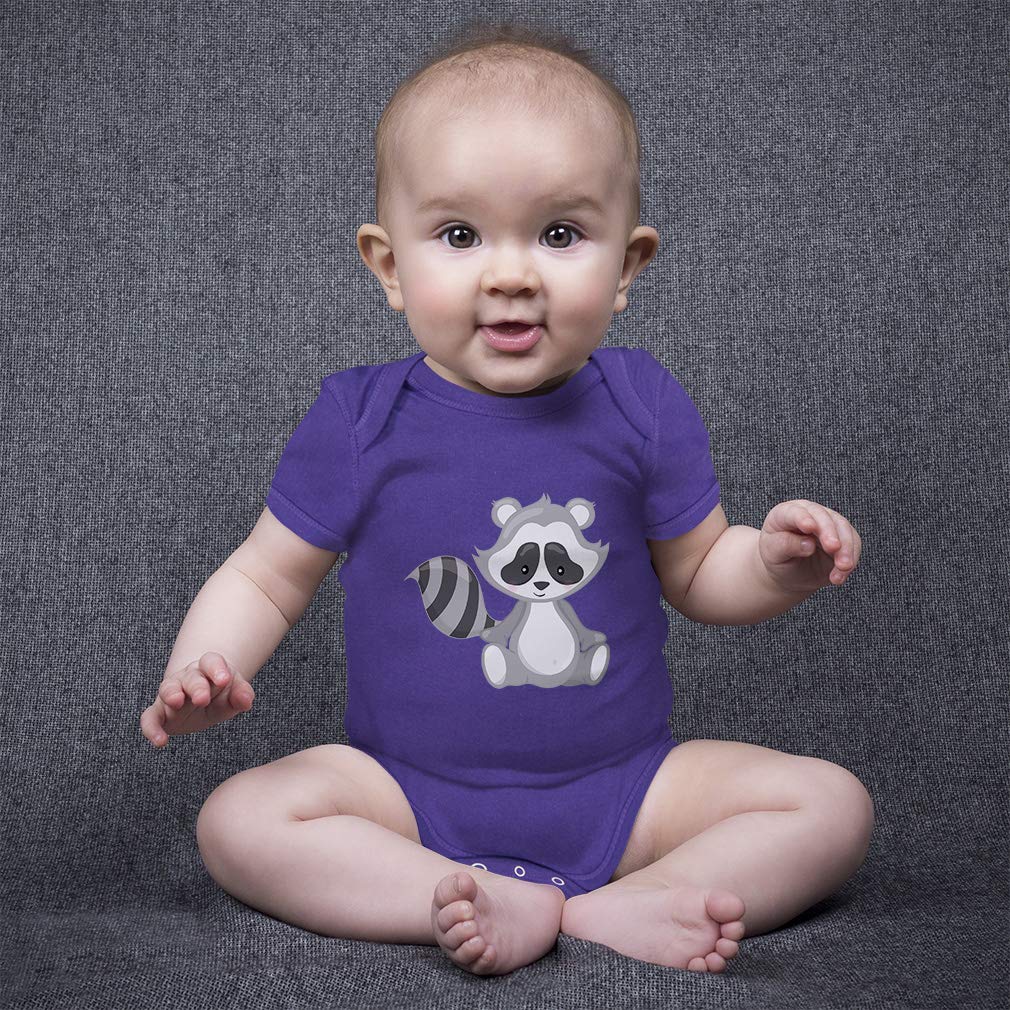 Custom Personalized Baby Bodysuit - Funny Raccoon Print Cotton Onesie for Boys & Girls | Perfect for Newborn Photos, Baby Showers & Everyday Wear