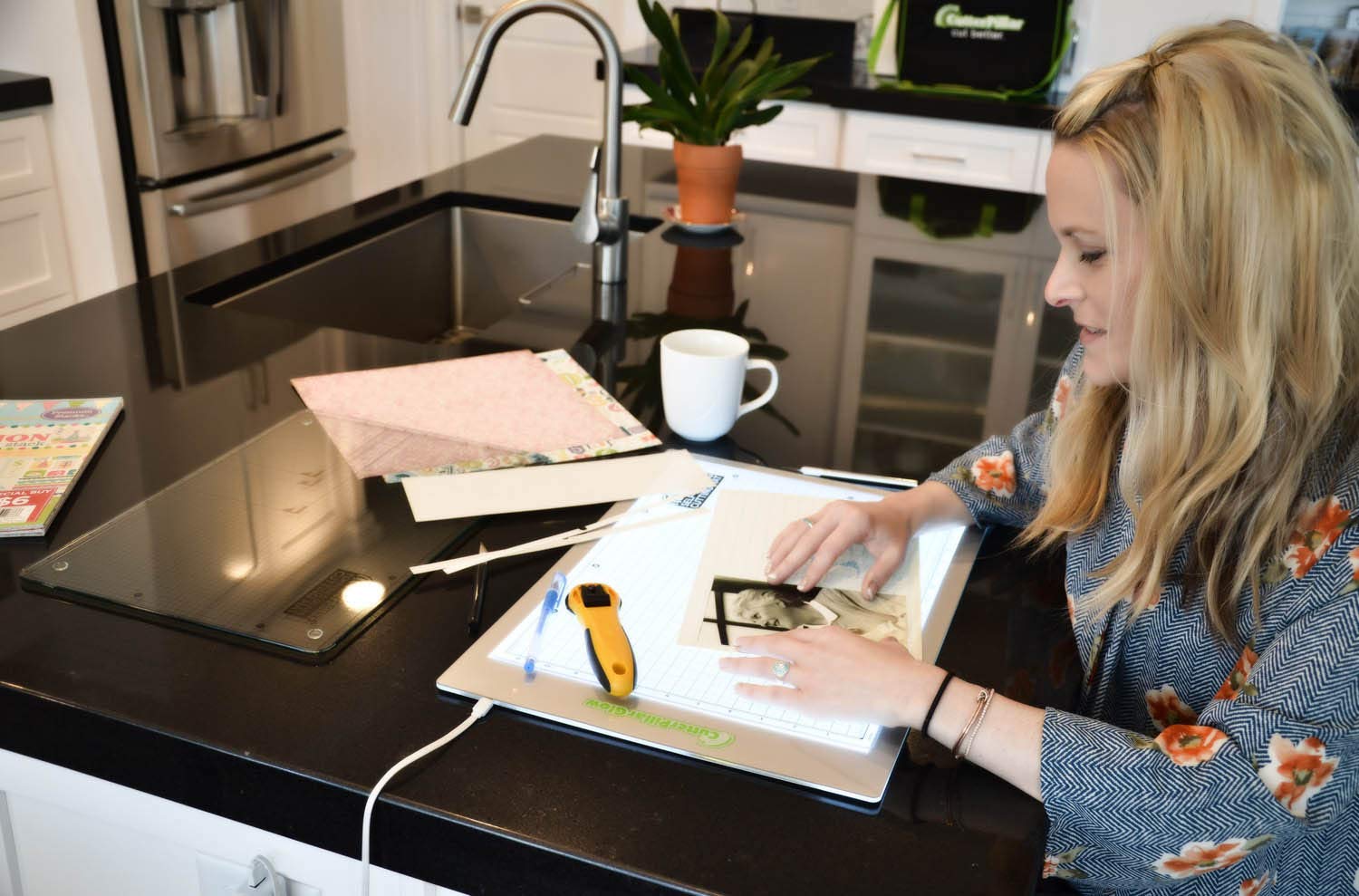 CutterPillar Glow Basic LED Light Pad - A4 Ultra-Thin LED Tracing Light Box for Artists, Designers & Hobbyists - Perfect for Drawing, Sketching, Calligraphy & Tattoo Stenciling