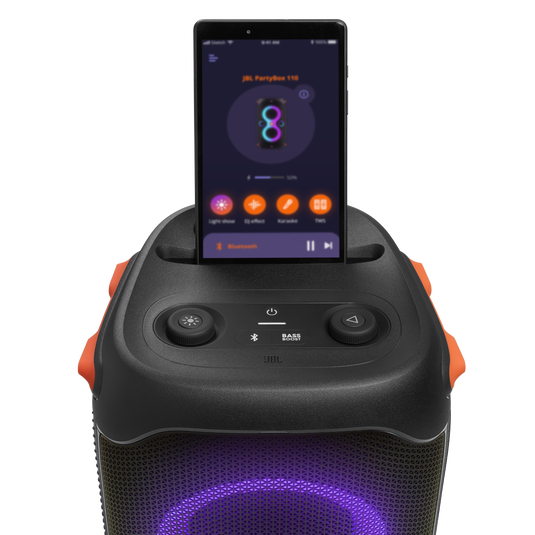 JBL PartyBox 110 Portable Bluetooth Speaker - Wireless, Splashproof, Built-in Light Show - Perfect for Outdoor Parties, Beach Events & Home Entertainment (JBLPARTYBOX110AM)