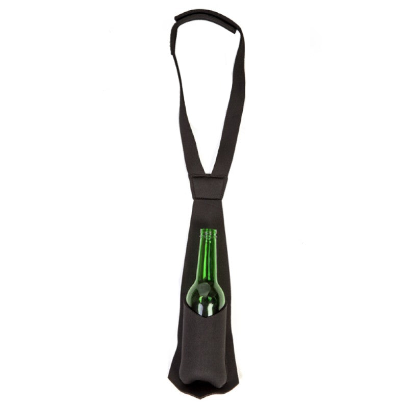 Happy Hour Attire Bottle Holder & Opener - Hands-Free Drink Carrier with Built-in Opener for Beer, Wine & Soda - Perfect for Parties, BBQs, Beach & Outdoor Events