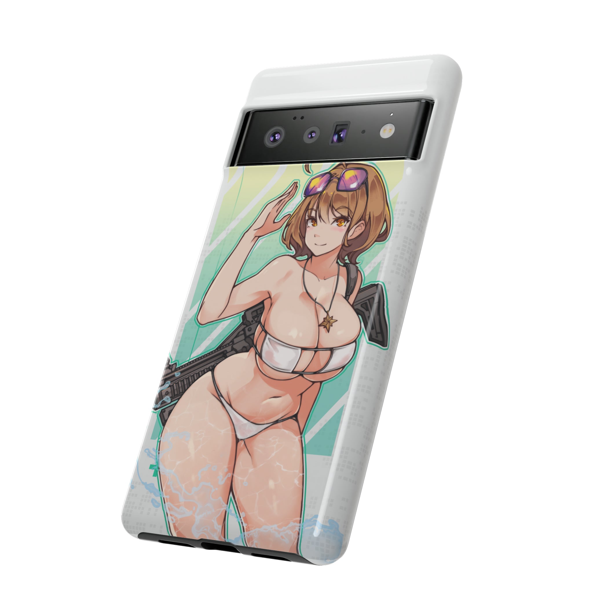 ANIS Waterproof Phone Case for Swimming, Beach & Outdoor Activities - Durable SWIMSUIT Design for iPhone & Android