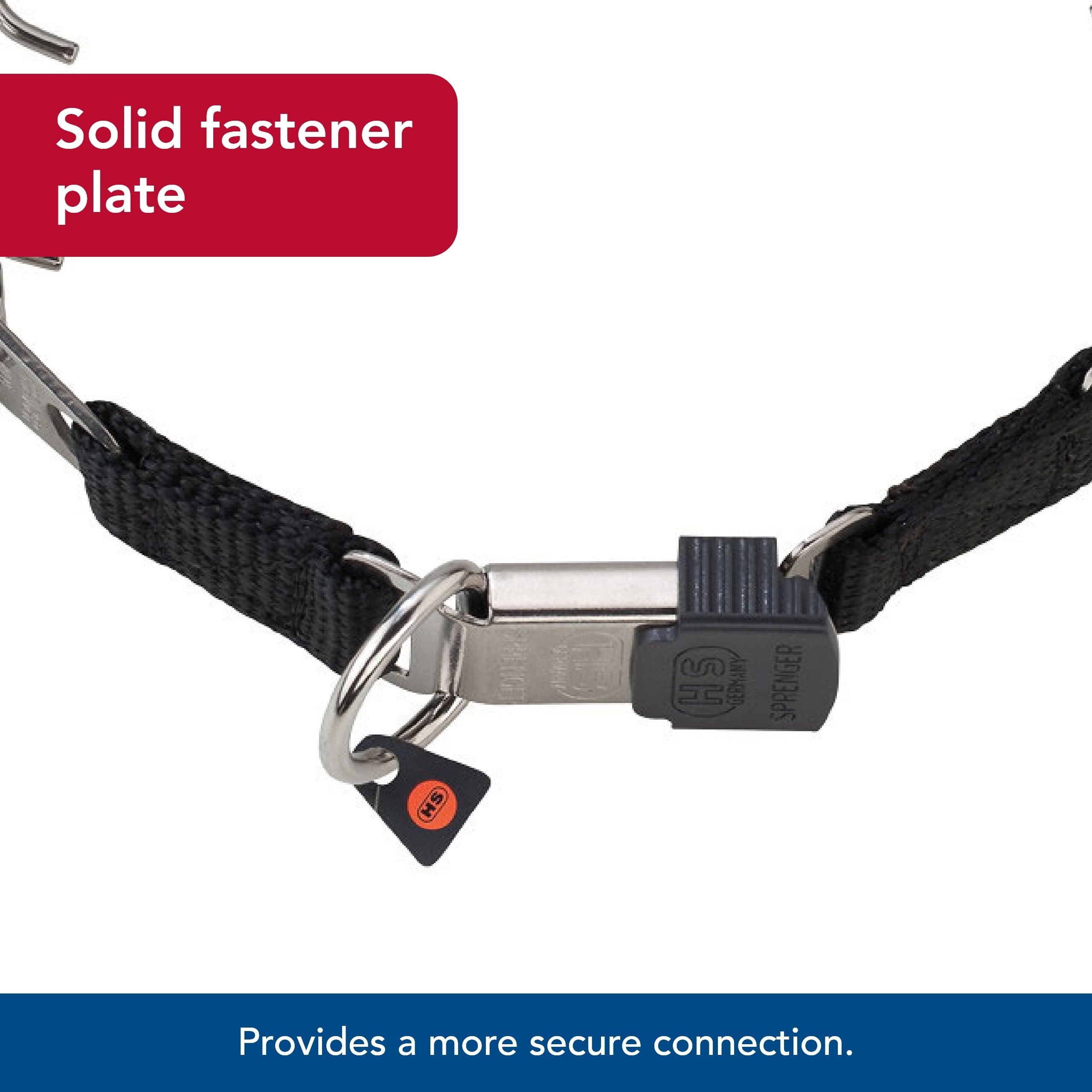 Herm Sprenger Ultra-Plus Prong Dog Training Collar with ClicLock - Chrome Plated 3.2mm - Adjustable 18