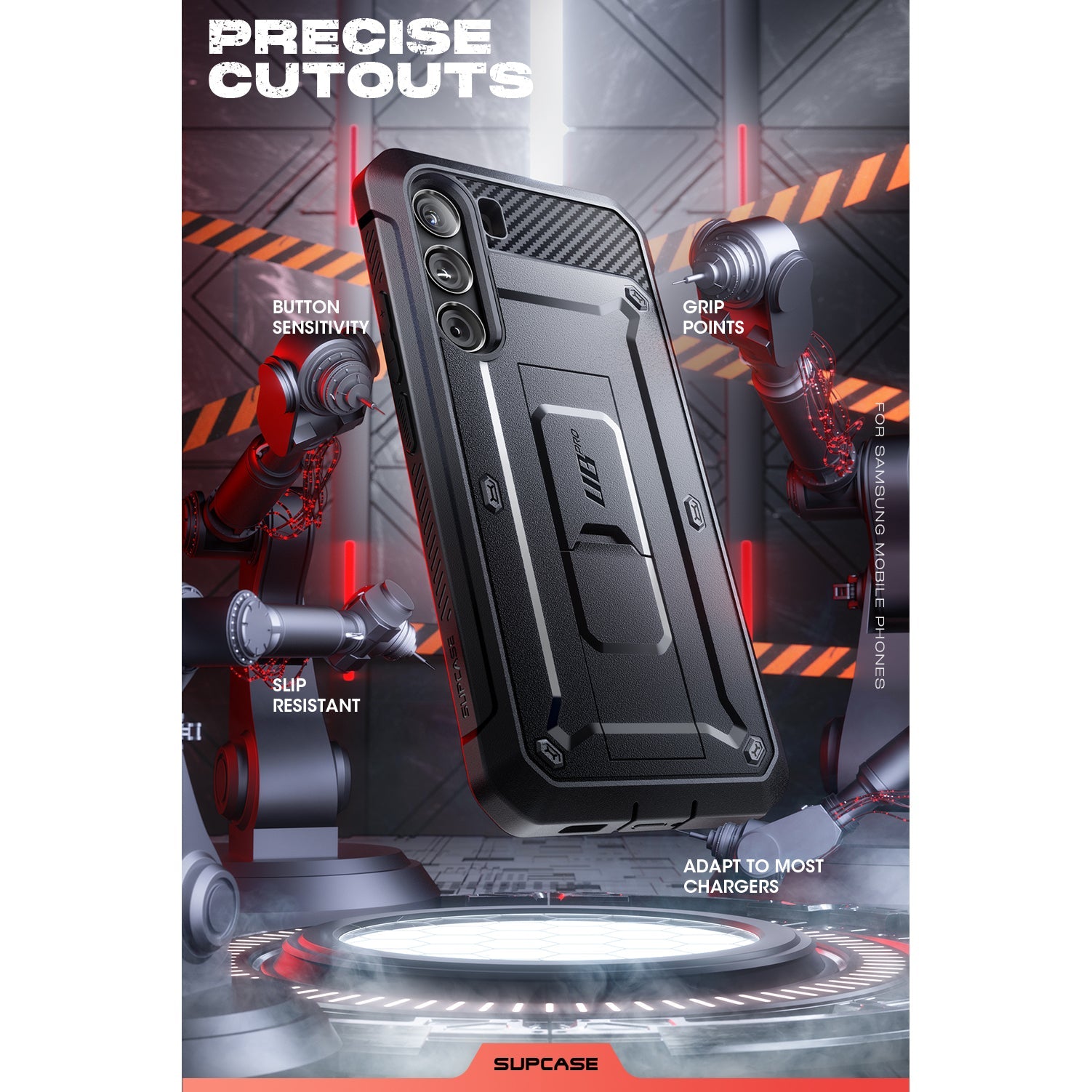 Samsung Galaxy S23 Unicorn Beetle PRO Heavy Duty Rugged Case - Shockproof & Drop Protection - Open Box Black - Perfect for Outdoor Adventures & Extreme Sports