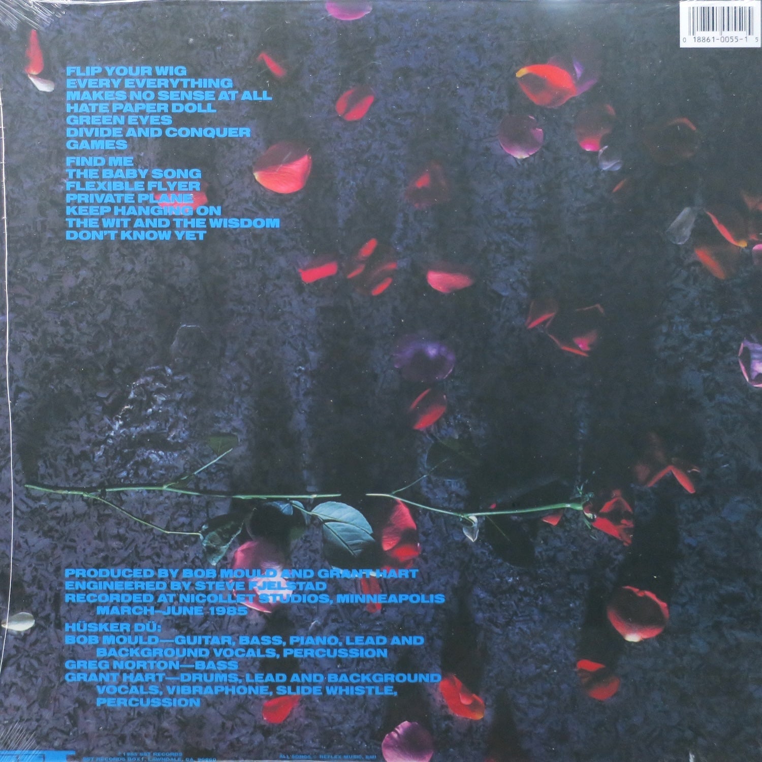 HUSKER DU 'Flip Your Wig' Vinyl LP Record - SST 1988 Punk Rock Album - Perfect for Collectors & Music Enthusiasts