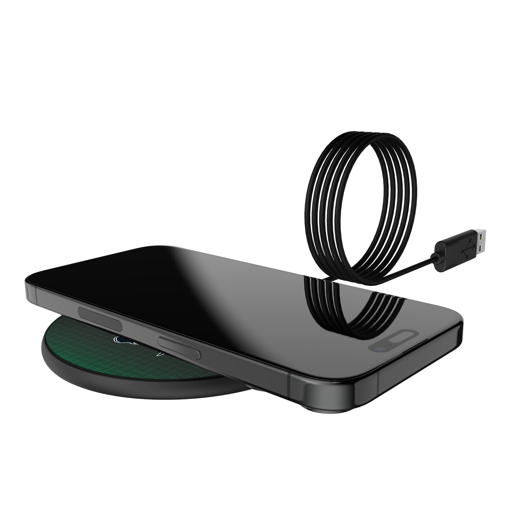 Boston Celtics 15W Fast Wireless Charger Pad - Qi-Certified for iPhone, Samsung, AirPods - Perfect for Home, Office & Car