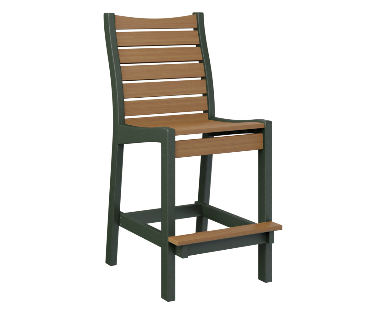 Berlin Gardens Bristol Bar Chair - Adjustable Height Outdoor Bar Stool for Patio, Deck, and Kitchen Counter - Perfect for Entertaining and Relaxing