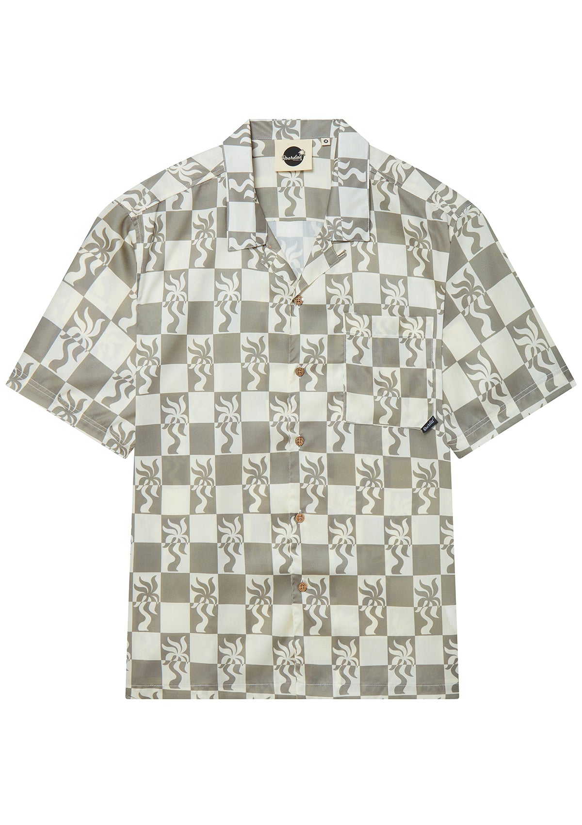 Clara Palm Shirts - Matching Adult & Kids Hawaiian Shirts Set for Family Vacation, Beach Party & Summer Outfits