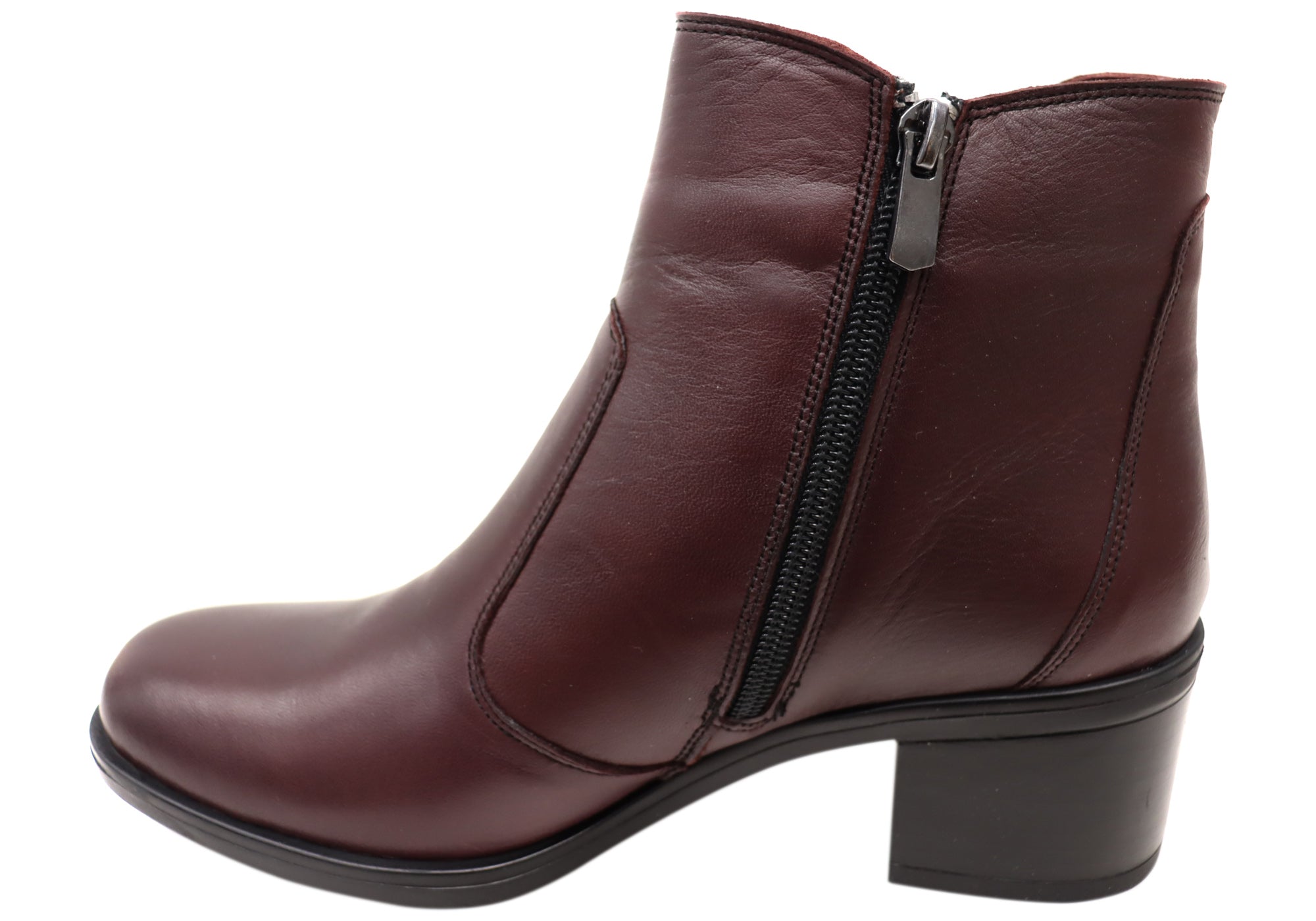 Orizonte Velmer Women's European Comfortable Leather Ankle Boots - Stylish & Soft for Walking, Work & Casual Outfits