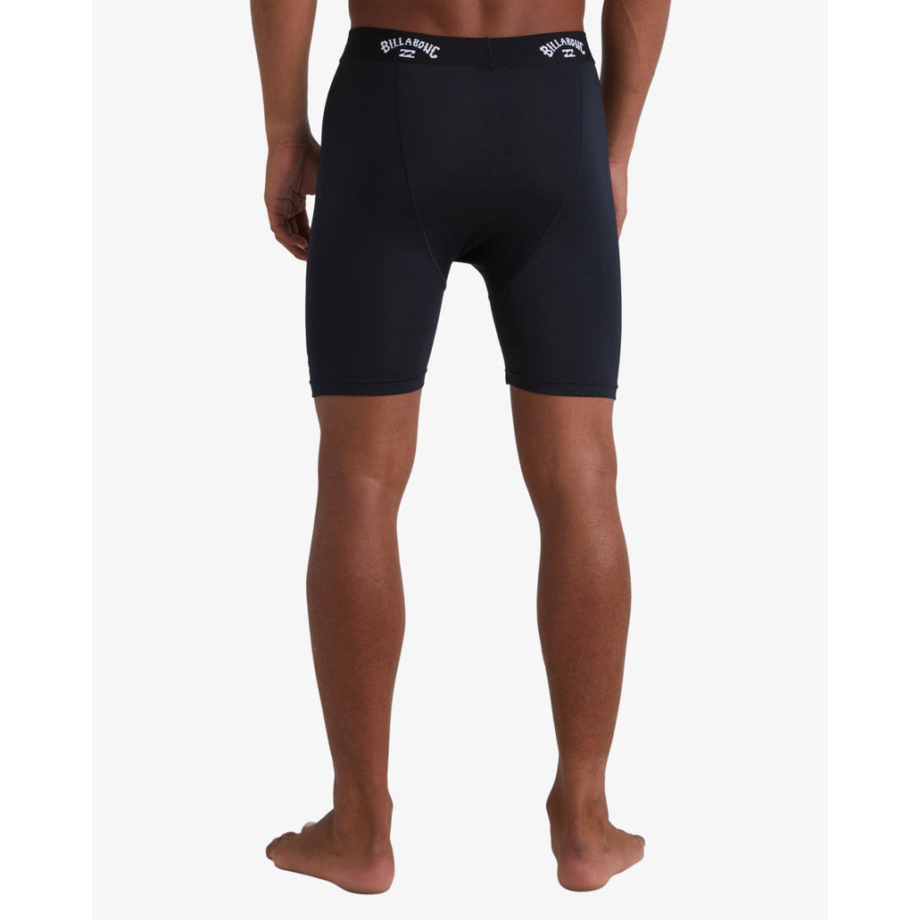 Billabong Men's All Day Compression Surf Shorts - Rash Guard Swim Trunks for Surfing, Swimming & Beach Activities - Black
