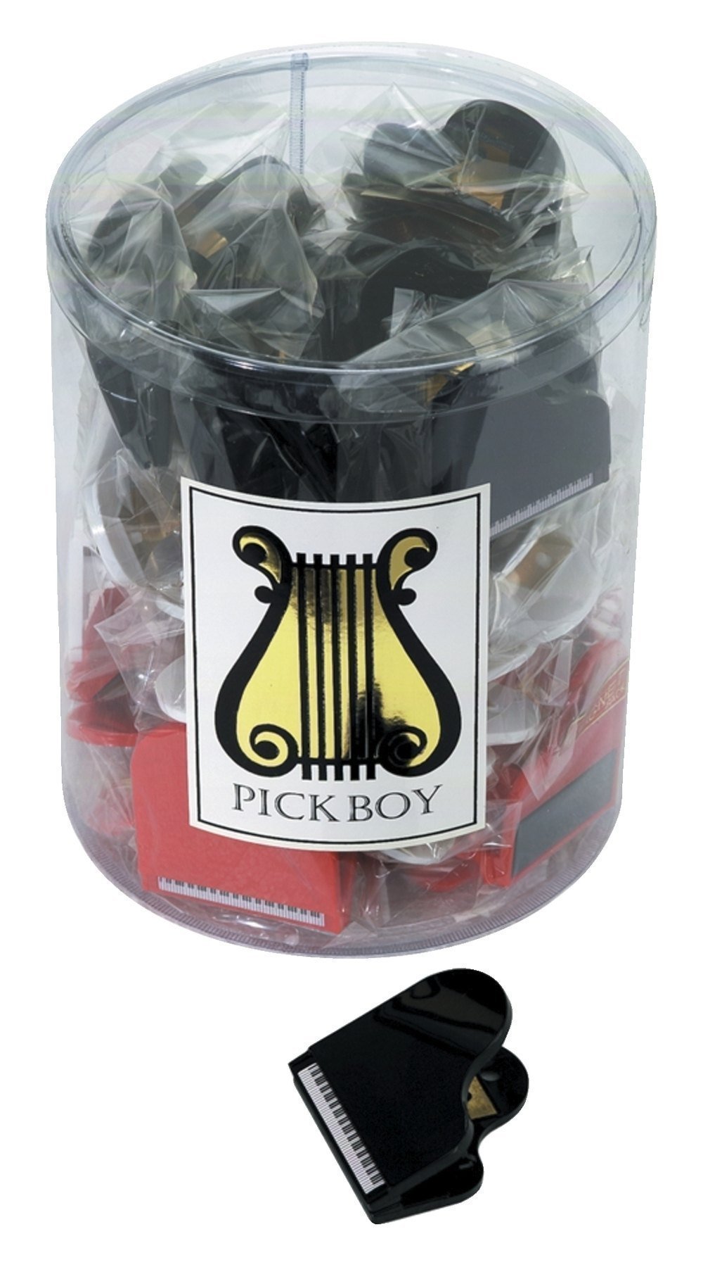 Gewa 35-Piece Paper Clamps for Piano/Keyboard Sheet Music - Heavy Duty Brass Clips (976051) - Perfect for Musicians, Teachers & Organizing Music Scores