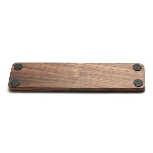 Premium Black Walnut Wooden Wrist Rest Pad - Ergonomic Support for 60% Keyboards (60 Keys) | Anti-Slip Design for Comfort & Protection | Ideal for Gaming, Typing & Office Work