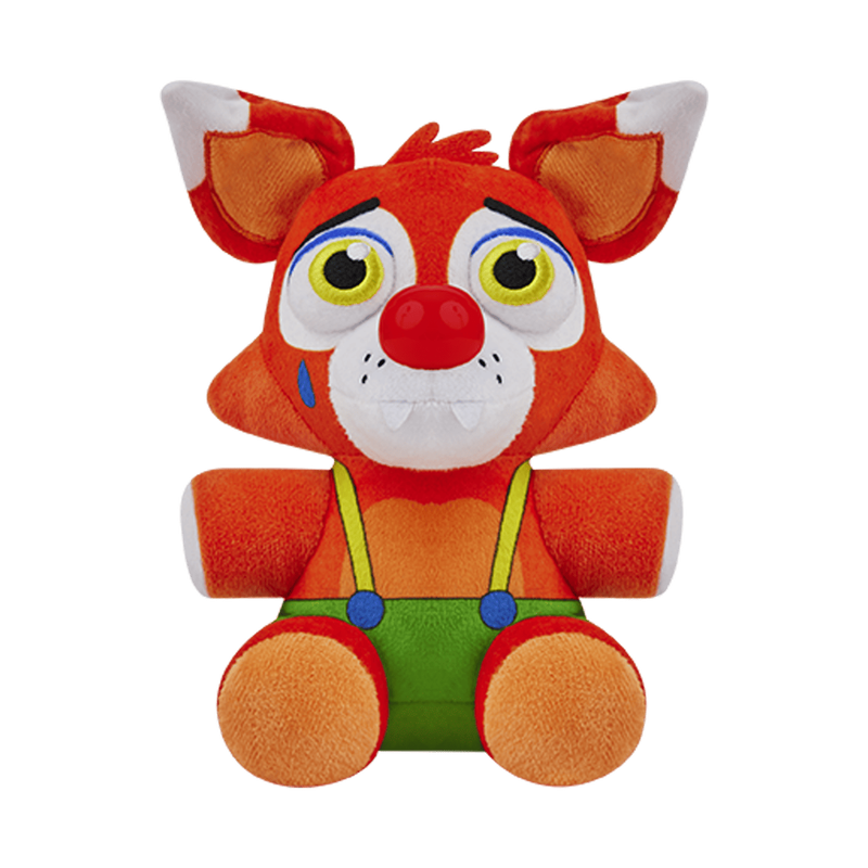 Five Nights At Freddy's Circus Foxy Plush Toy - Official FNAF Collectible Stuffed Animal for Kids & Fans | Perfect for Gaming Room Decor, Birthday Gifts & Horror Game Merchandise