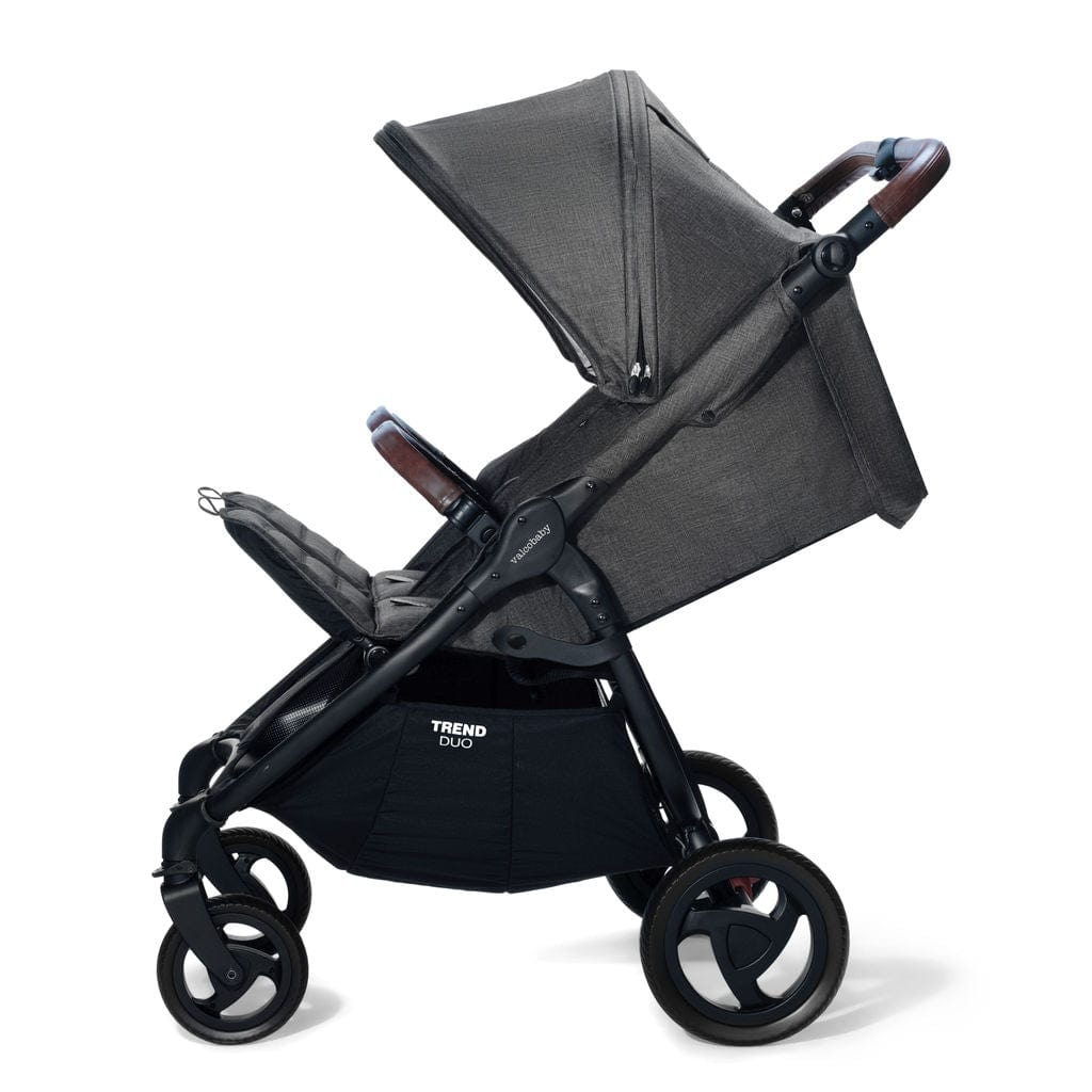 Valco Baby Duo Trend Double Stroller - Lightweight Compact Side by Side Stroller for Twins & Toddlers | Perfect for Shopping, Travel & Outdoor Adventures