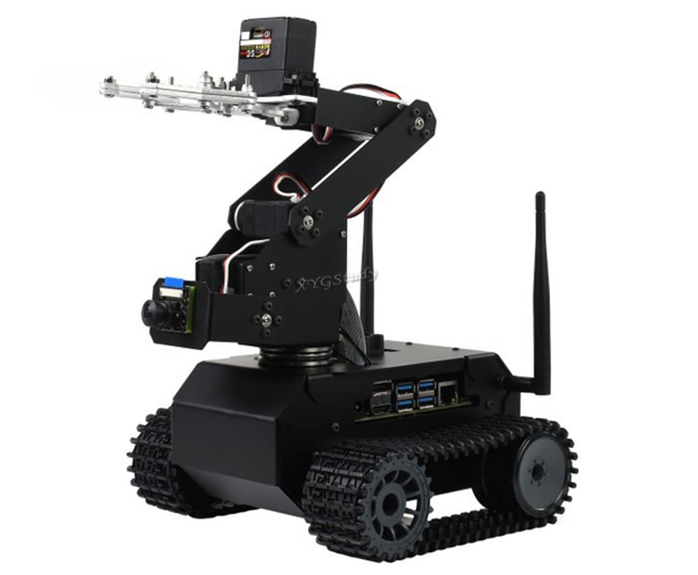 JETANK AI Kit Add-ons for Jetson Nano - Smart AI Tracked Robot with IMX219 Camera, Dual-Band WiFi, Bluetooth | Motion & Color Detection | DIY Robotics Project for STEM Education & Smart Home Automation