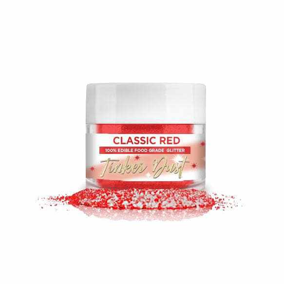 4th of July Edible Glitter Set - 4 Piece Tinker Dust in 5 Gram Jars - Perfect for Cake Decorating, Cupcakes & Holiday Desserts