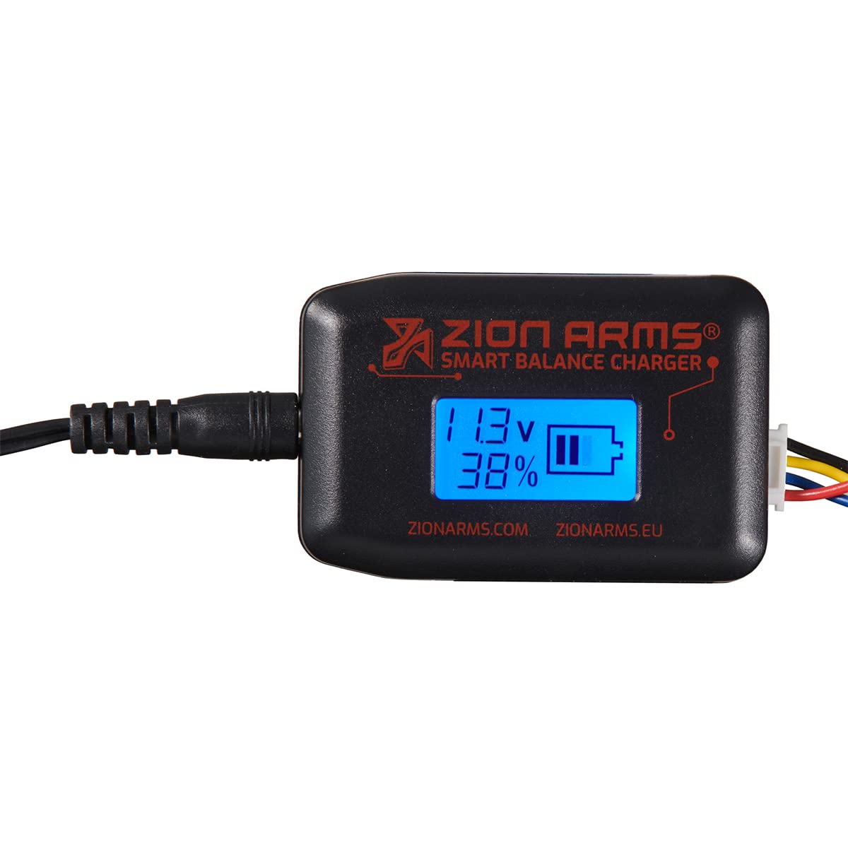 Zion Arms LCD Universal Lipo Airsoft Battery Balancer Charger for RC Cars, Drones, and Airsoft Guns - Fast & Safe Charging Solution