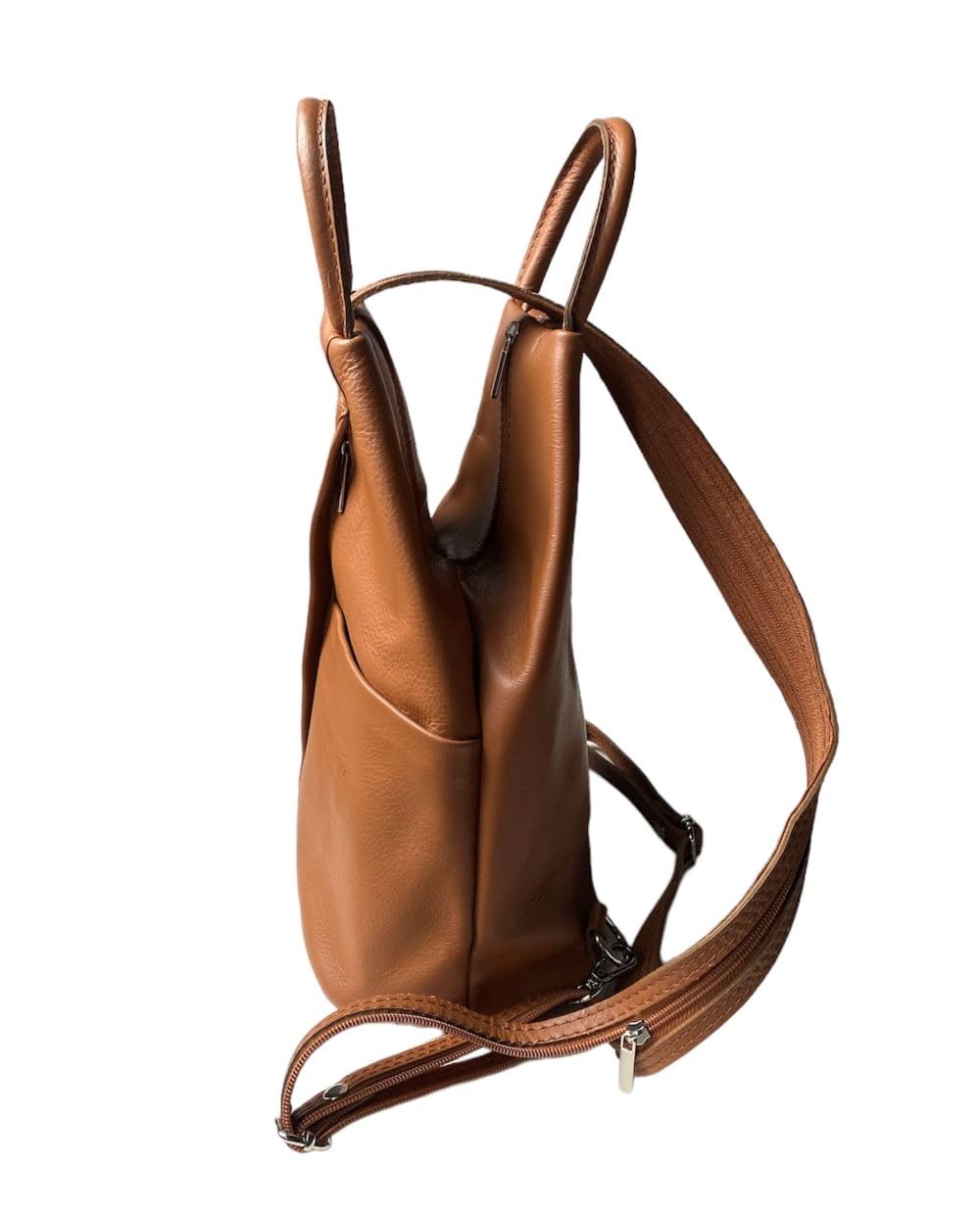 Stylish Convertible Leather Backpack Purse for Women - Waterproof Travel Laptop Bag with Adjustable Straps - Perfect for Work, School & Outdoor Adventures