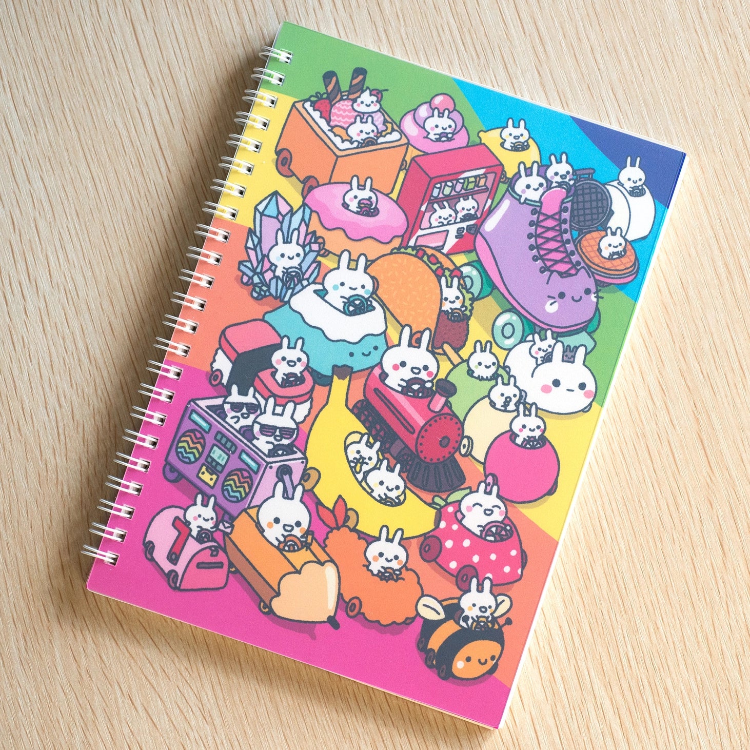 Bunny Cars Sticker Storage Book for Kids - Organize & Protect Your Sticker Collection - Perfect for Travel, Scrapbooking & School Activities