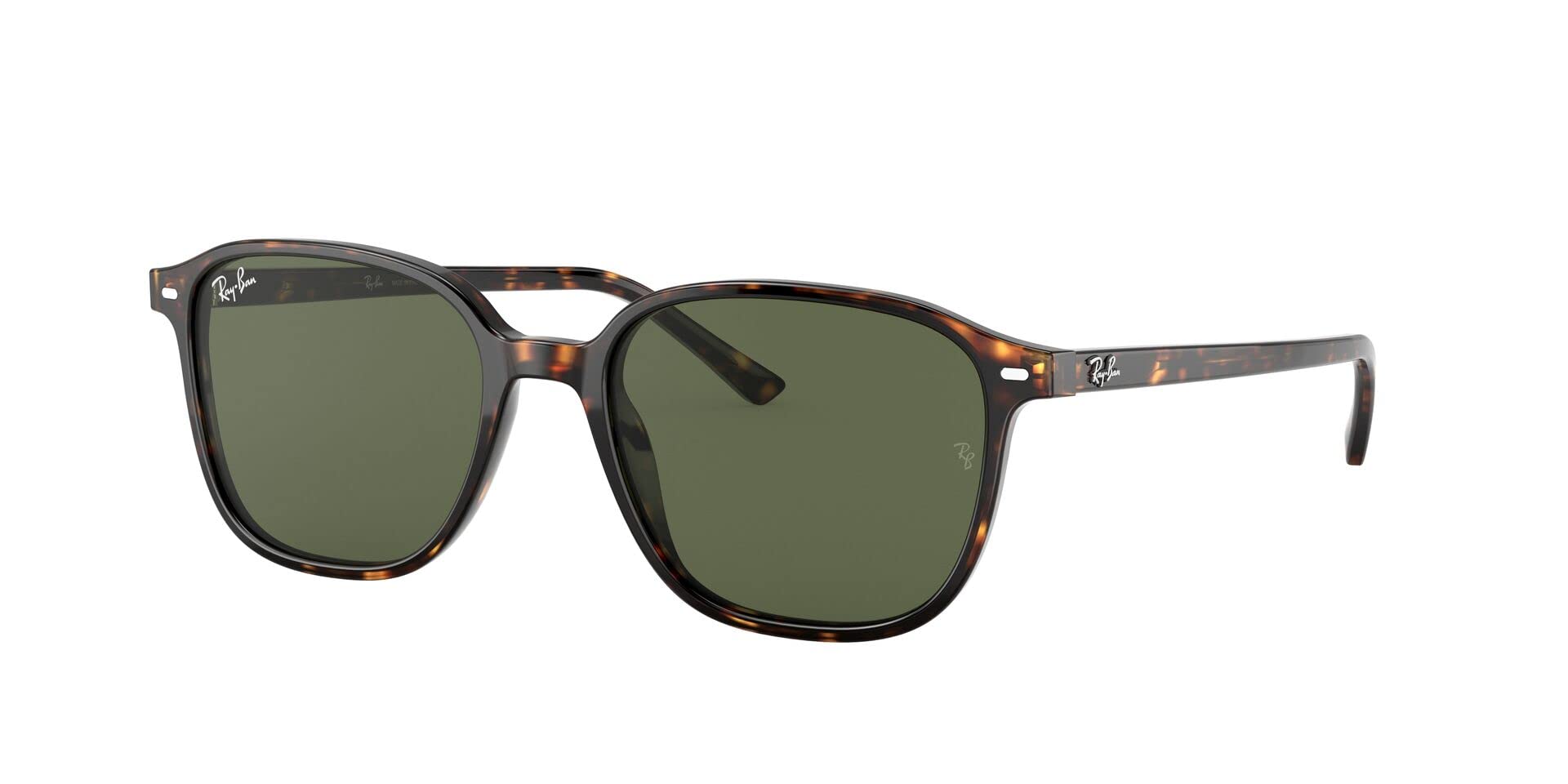 Ray-Ban RB2193 Leonard Square Sunglasses for Men & Women - Classic Polarized UV Protection Aviator Style - Perfect for Driving, Beach, and Outdoor Activities