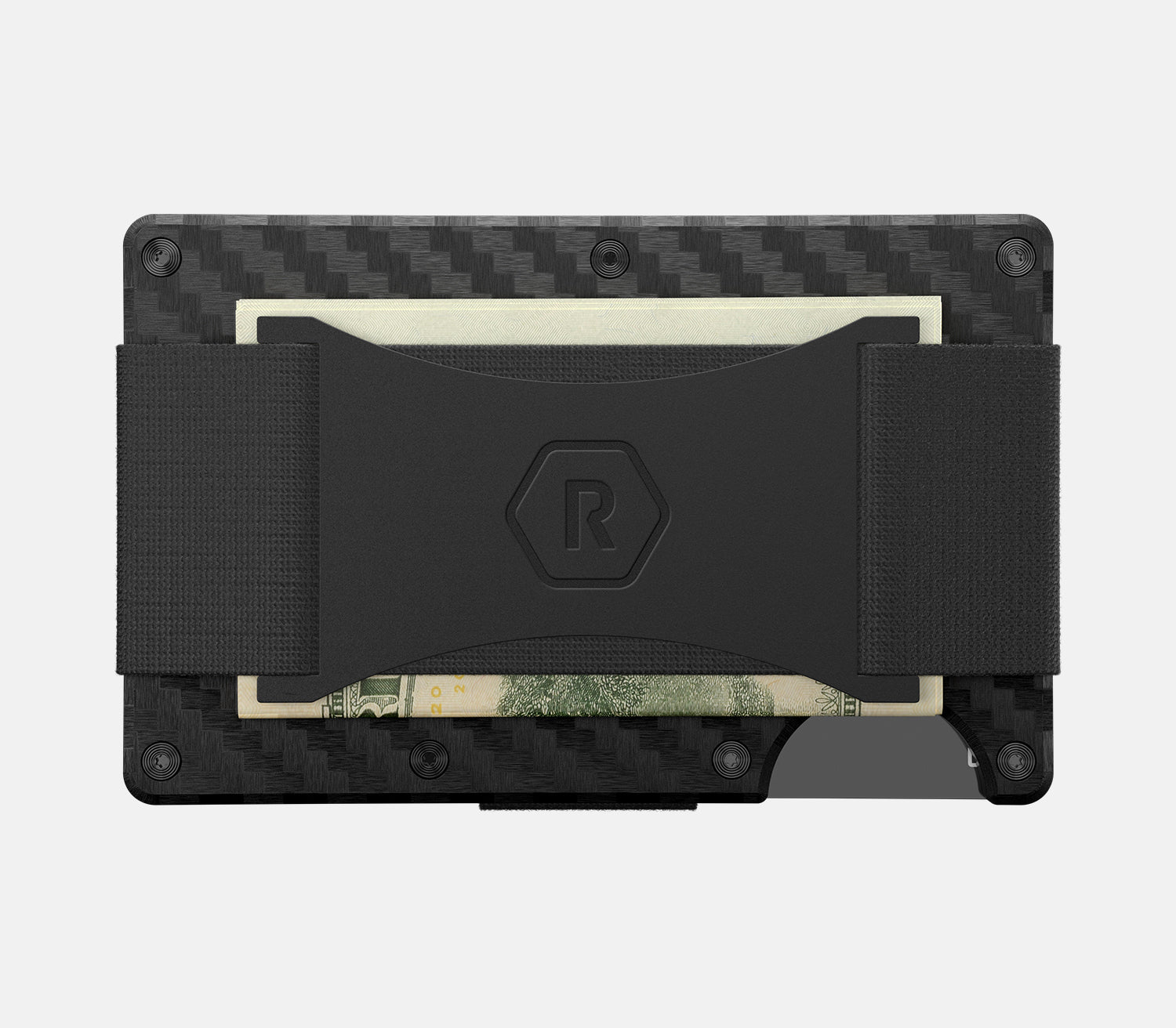 Ridge Wallet for Baltimore Ravens Fans - Slim Carbon Fiber 3K RFID Blocking Minimalist Wallet - Perfect for Everyday Carry & Gameday Essentials