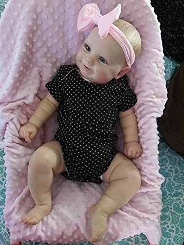 Anano 20 Inch Realistic Silicone Reborn Baby Doll - Lifelike Toddler Girl Newborn Doll for Kids & Collectors | Perfect Gift for Birthdays, Playtime & Nursery Decor