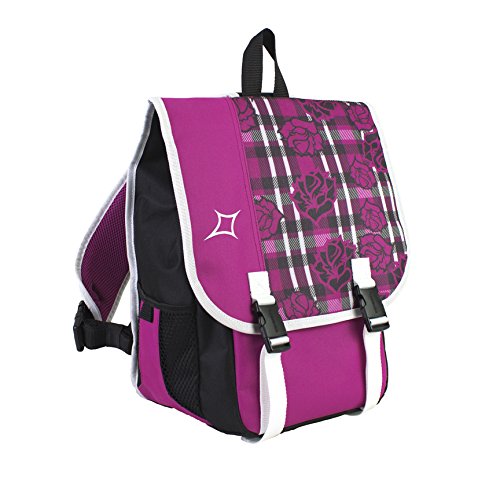 Eastsport Crossbody College Book Bag for Women & Men - Stylish Floral Plaid Design - Perfect for School, Work, Travel & Everyday Use