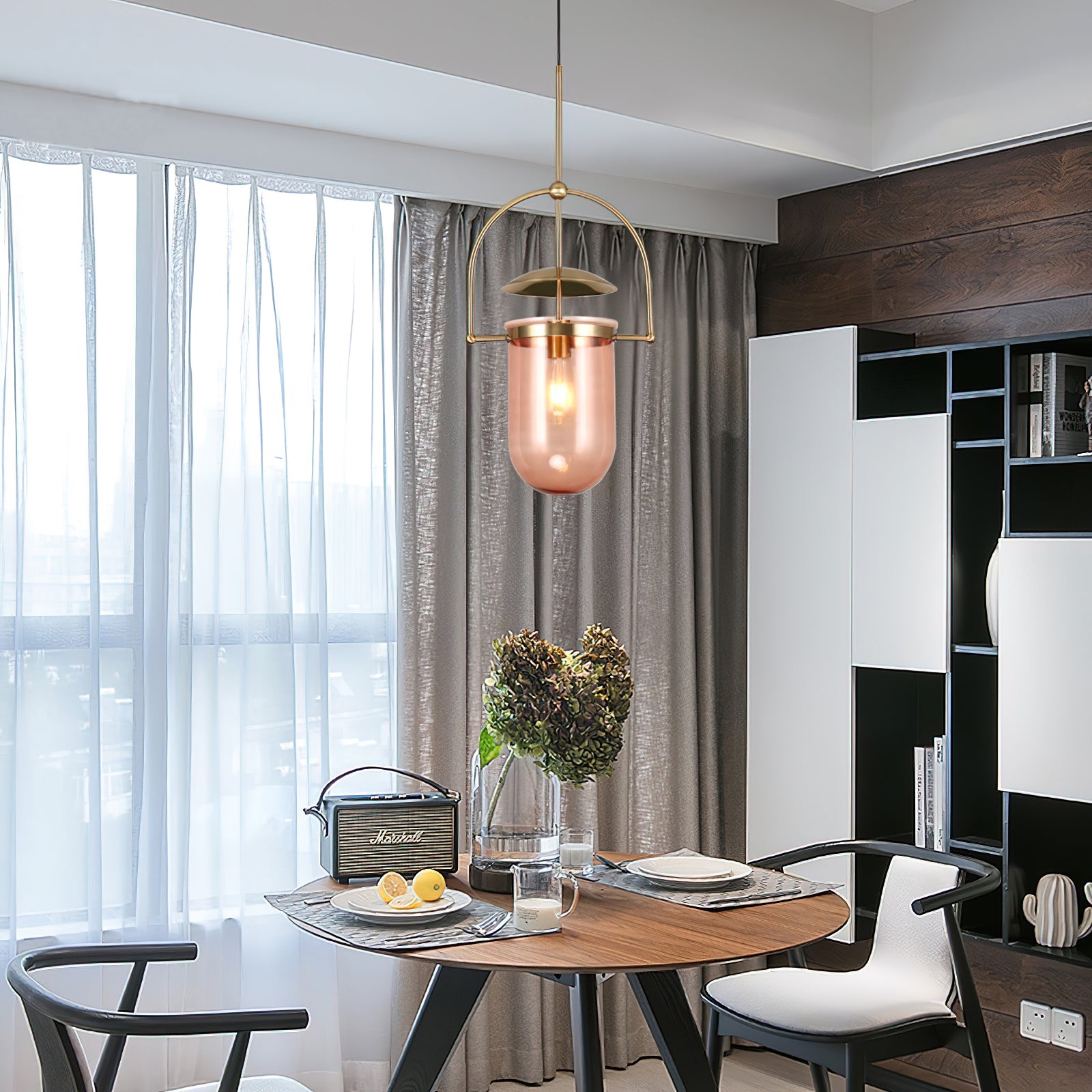 Creative Barrel Pendant Light - Modern Industrial Hanging Lamp for Kitchen Island, Dining Room & Living Room Decor