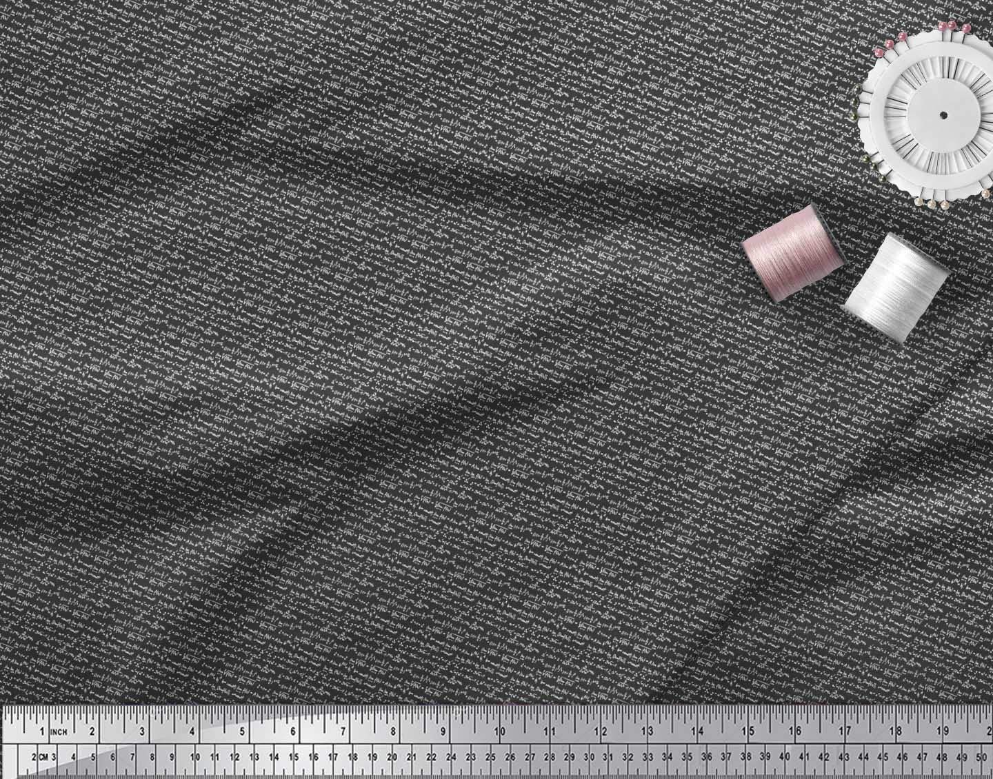 Soimoi Moss Georgette Brown Fabric by The Yard - 42
