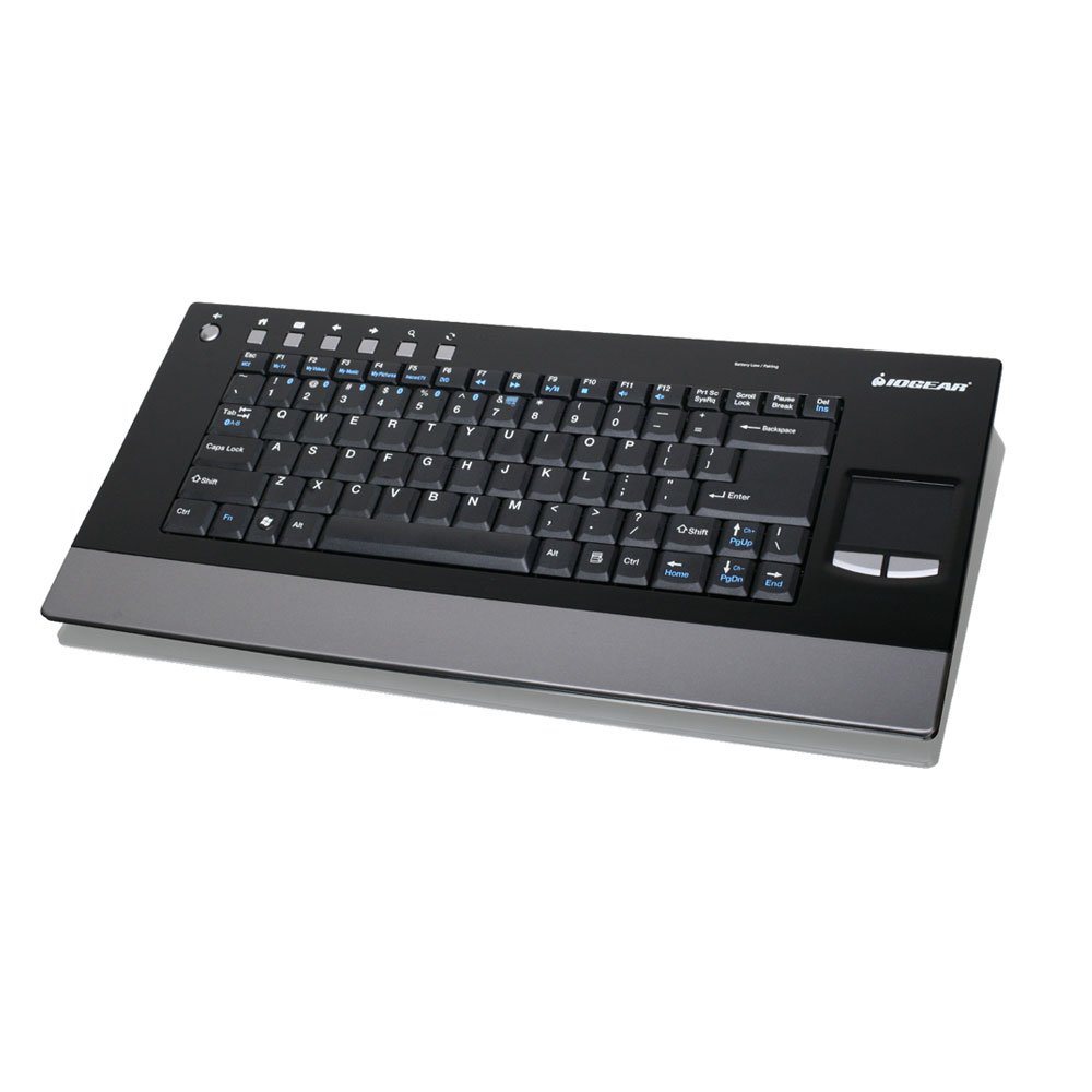 IOGEAR GKM611B Multi-Link Bluetooth Keyboard with Touchpad - Wireless Keyboard for PC, Mac, iPad, Android - Compact Design for Home Office, Gaming & Travel (Black/Grey)