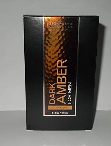 Dark Amber Cologne for Men by Bath & Body Works - 3.4 oz Eau de Toilette Spray | Long-Lasting Fragrance for Date Night & Special Occasions