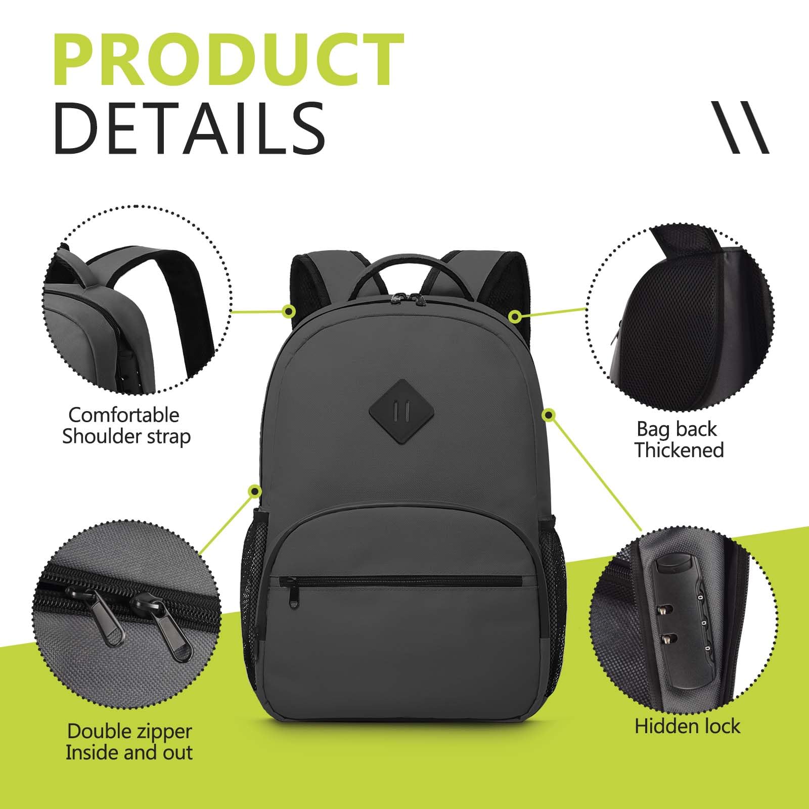 Secure Travel Backpack with Lock - Anti-Theft for Men & Women | Commute & Adventure