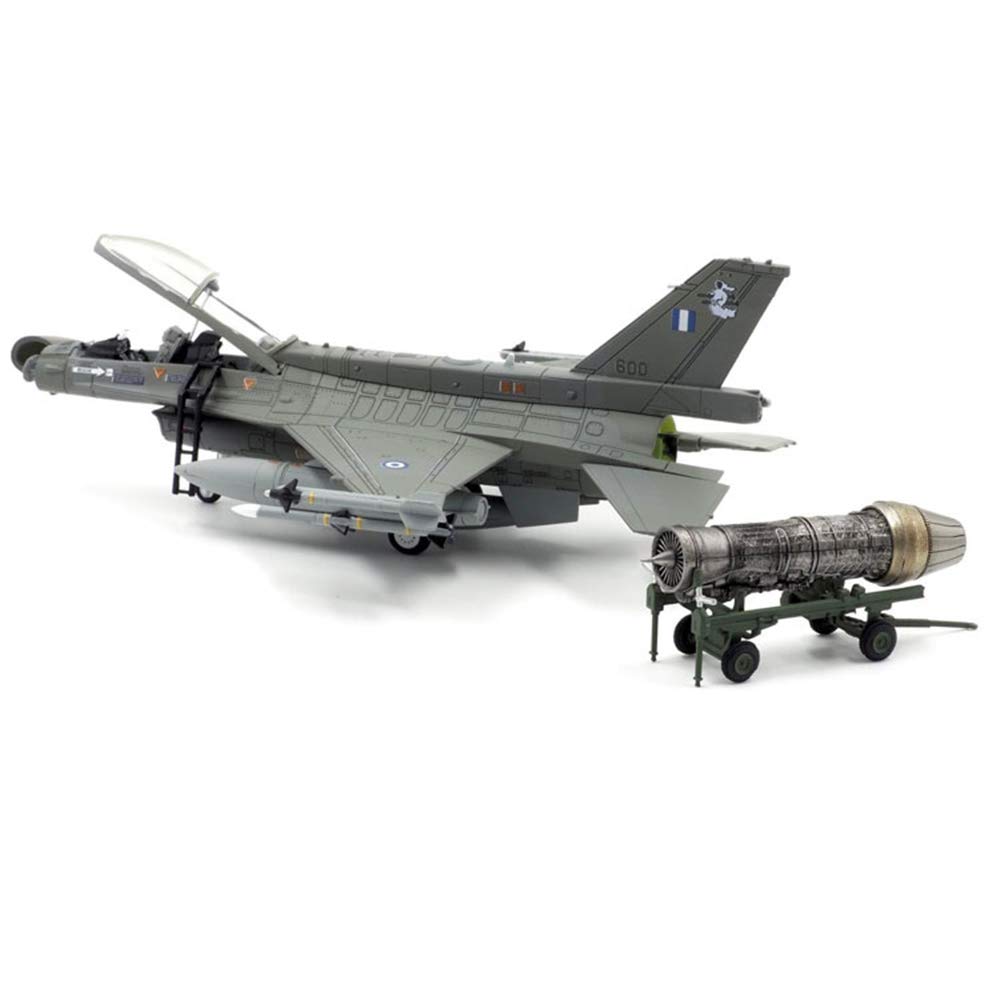 1/72 Scale EP-Toy F-16D Fighting Falcon Mira Ghost Metal Diecast Model - 6.3Inch X 5.2Inch Military Aircraft Collectible for Adults, Perfect Gift for Aviation Enthusiasts & Model Hobbyists (Display, Collection, Home Decor)