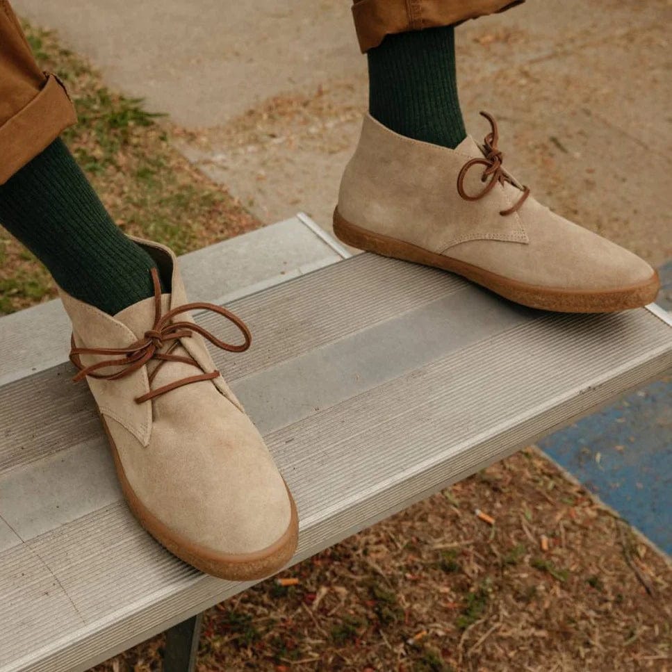 Men's Casual Sun Tans Chukka Boots - Comfortable Leather Ankle Boots for Walking & Outdoor Activities | Perfect for Hiking, Travel & Daily Wear