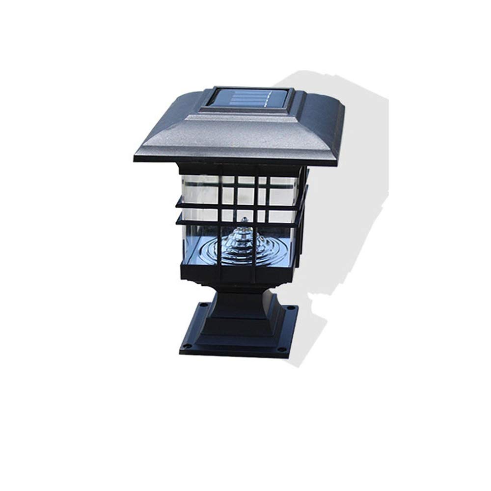 Solar LED Column Lights Outdoor Waterproof - Decorative Garden Wall Lamp for Lawn, Fence, Villa & Street Lighting - Dual-Use White Solar Post Cap Lights for Patio, Pathway & Landscape Decor