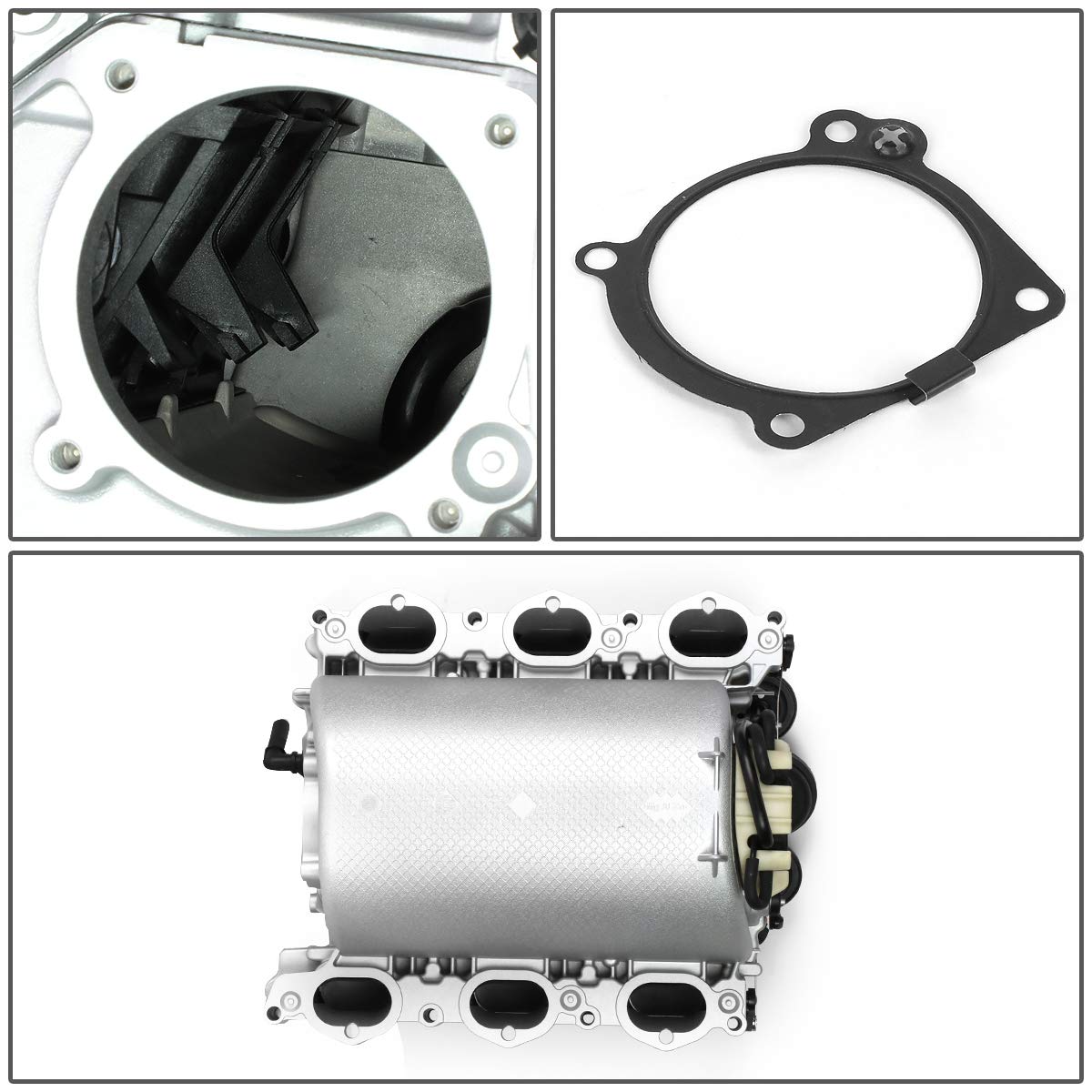 DNA Motoring OEM-ITM-007 Aluminum Engine Intake Kit - Compatible with Mercedes C230, C280, CLK350, ML450, GLK350, SLK280 - High-Performance Air Intake System for Improved Engine Efficiency - Perfect for Street Performance & Track Racing Upgrades