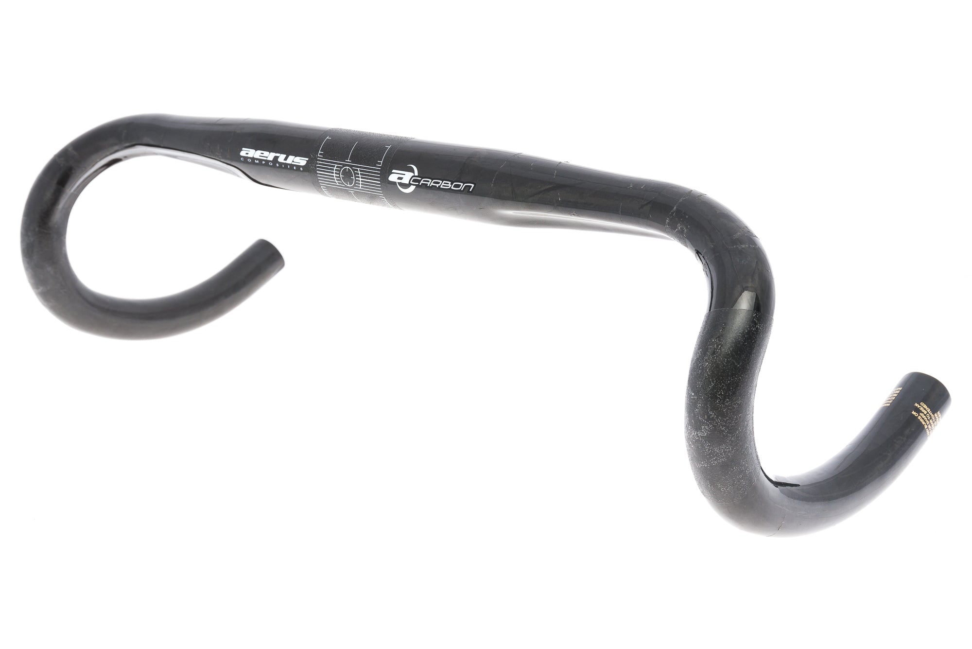 Aerus Carbon Fiber Road Bike Handlebar 31.8mm x 42cm - Lightweight Black MTB Handlebar for Road Cycling & Mountain Biking