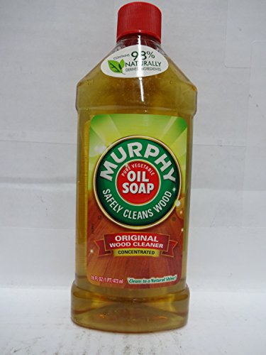 Murphy Oil Soap 01131 16 Oz - All-Natural Wood Cleaner & Polish for Floors, Furniture & Cabinets | Safe for Kitchen, Bathroom & Outdoor Use