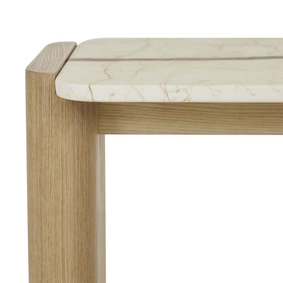 Floyd Marble Side Table - Modern Round Accent Table for Living Room, Bedroom, or Office - Durable & Stylish Home Decor Furniture