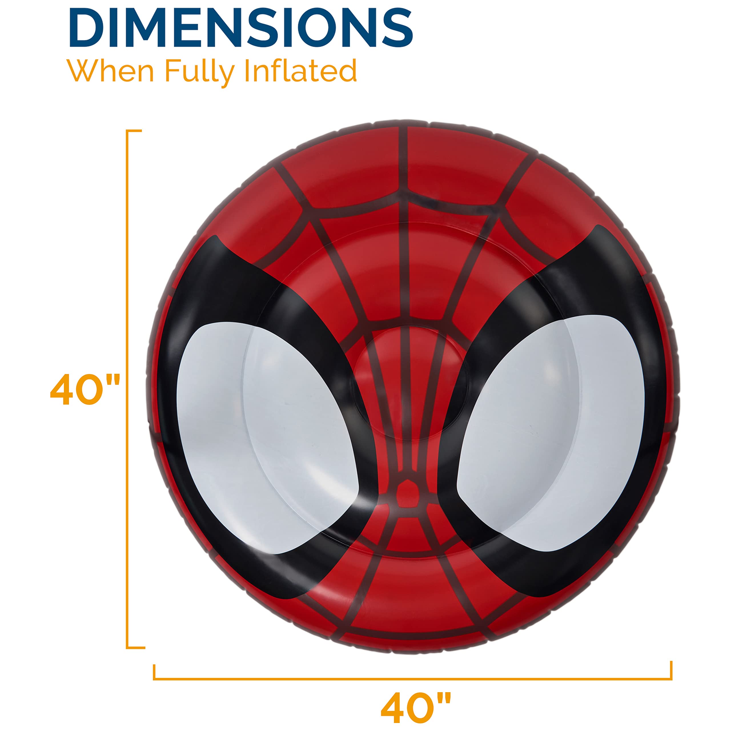 **Marvel Spidey Reversible Inflatable Boat - Kids Pool Float & Swim Toy for Ages 5+ | Fun for Swimming Pools, Lakes & Beach Vacations**