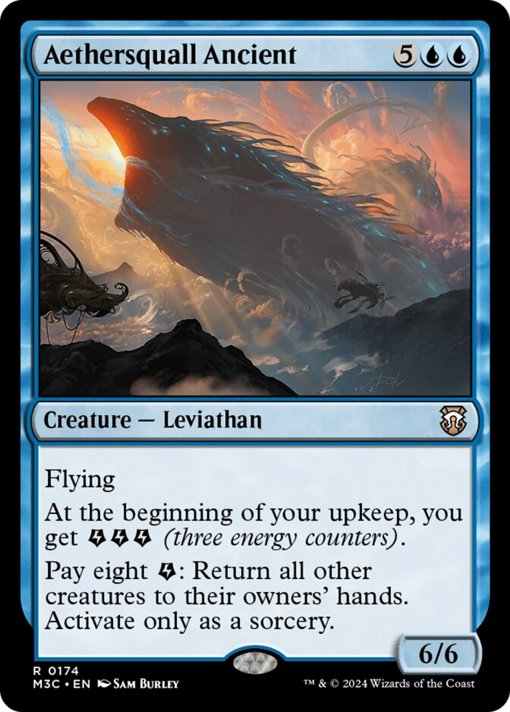 Aethersquall Ancient - Modern Horizons 3 Commander MTG Card - Powerful Flying Creature for Commander Deck Strategy & Magic: The Gathering Gameplay