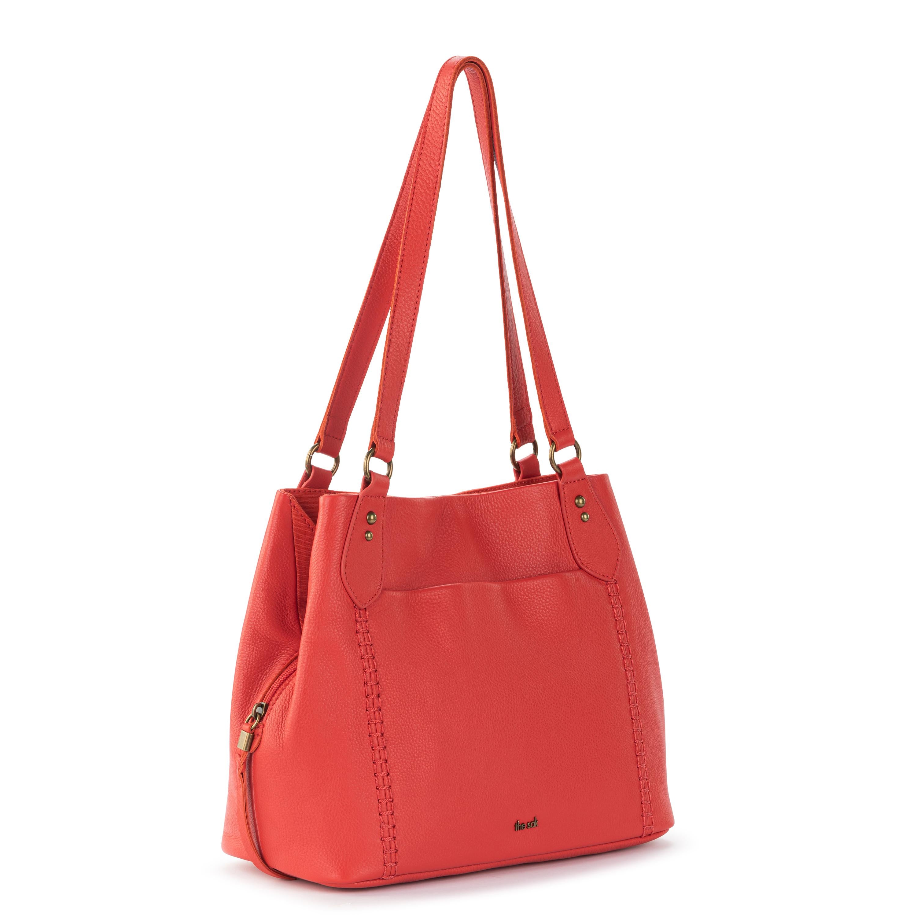 Melrose Genuine Leather Satchel Bag for Women - Stylish Crossbody Purse for Work, Travel & Everyday Use