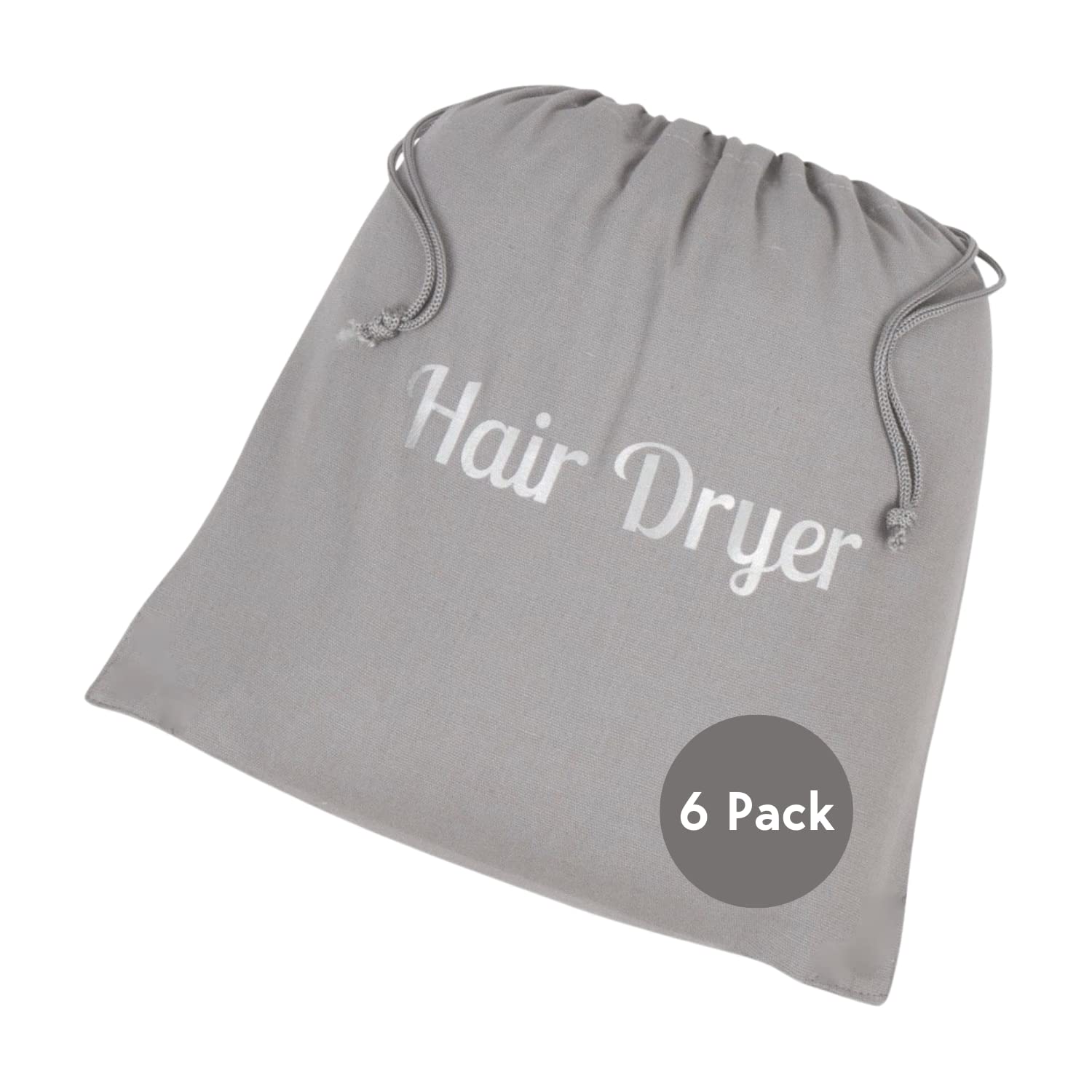 6-Pack Hair Dryer Storage Bags - Waterproof Travel Organizer for Blow Dryers, Curling Irons & Styling Tools | Home & Salon Use, Gym Bag Essentials