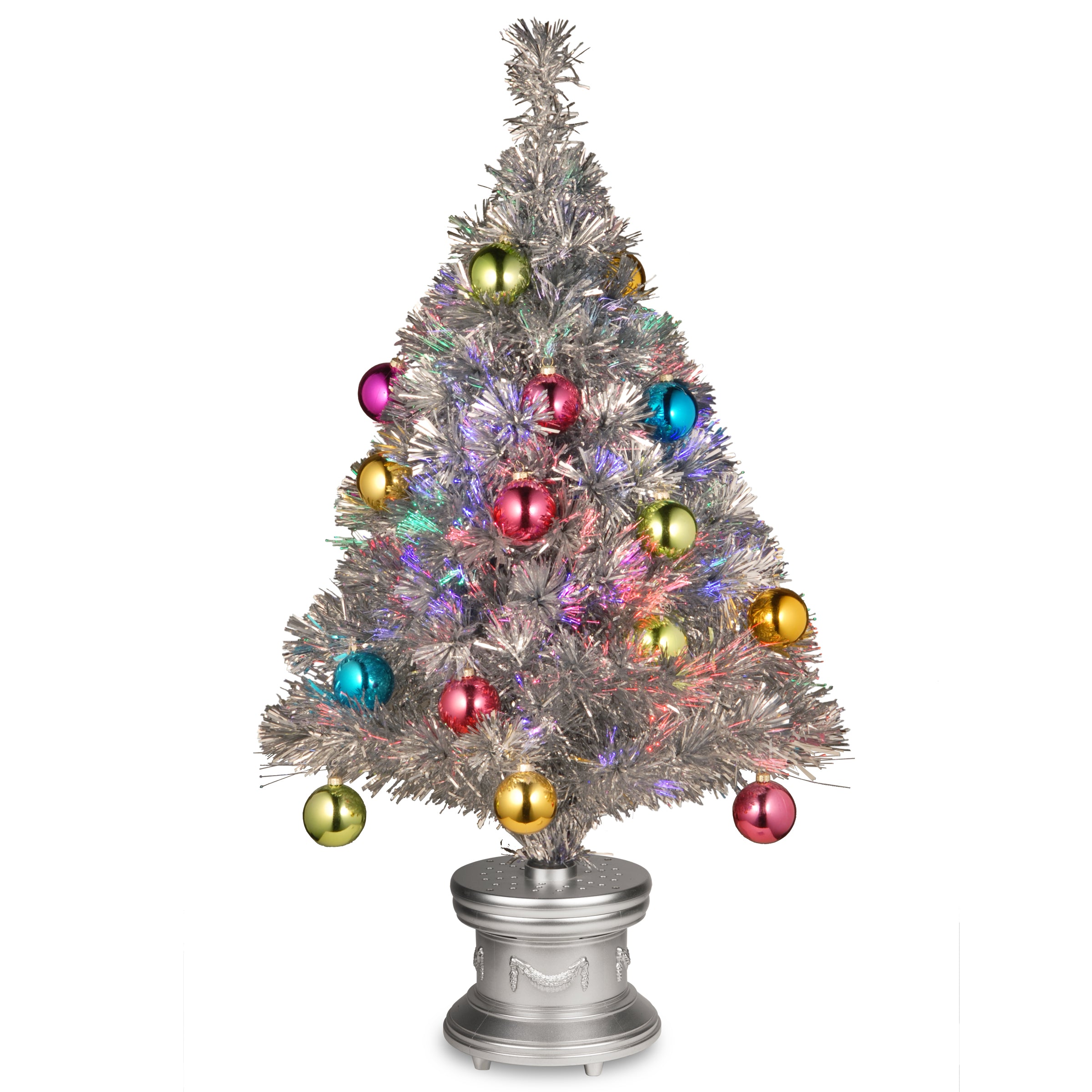 32-Inch Pre-Lit Fiber Optic Fireworks Christmas Tree - Perfect for Holiday Home Decor, Party Centerpiece & Festive Gift Giving