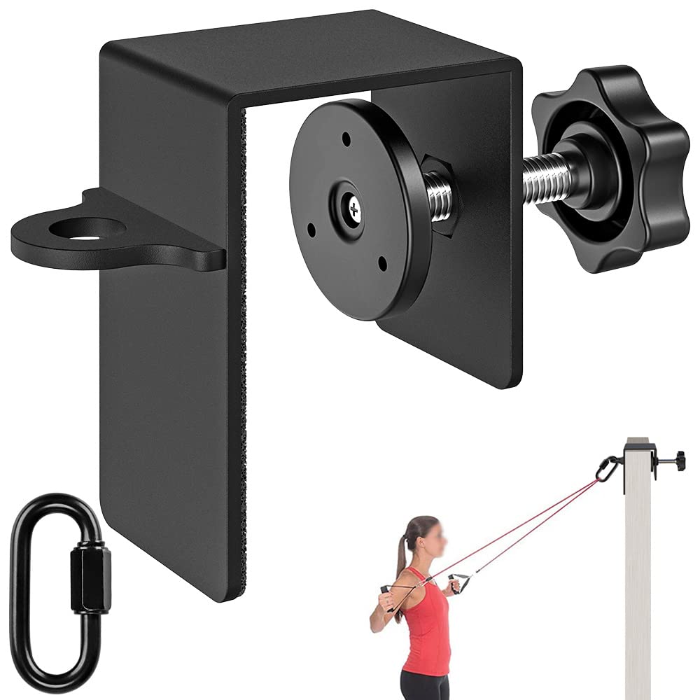 SELEWARE Heavy Duty Door Anchor for Resistance Bands - Home Gym Workout Equipment, Door Mount Attachment for Strength Training, Physical Therapy & Fitness Exercises - Perfect for Home Workouts, Rehabilitation & CrossFit Training