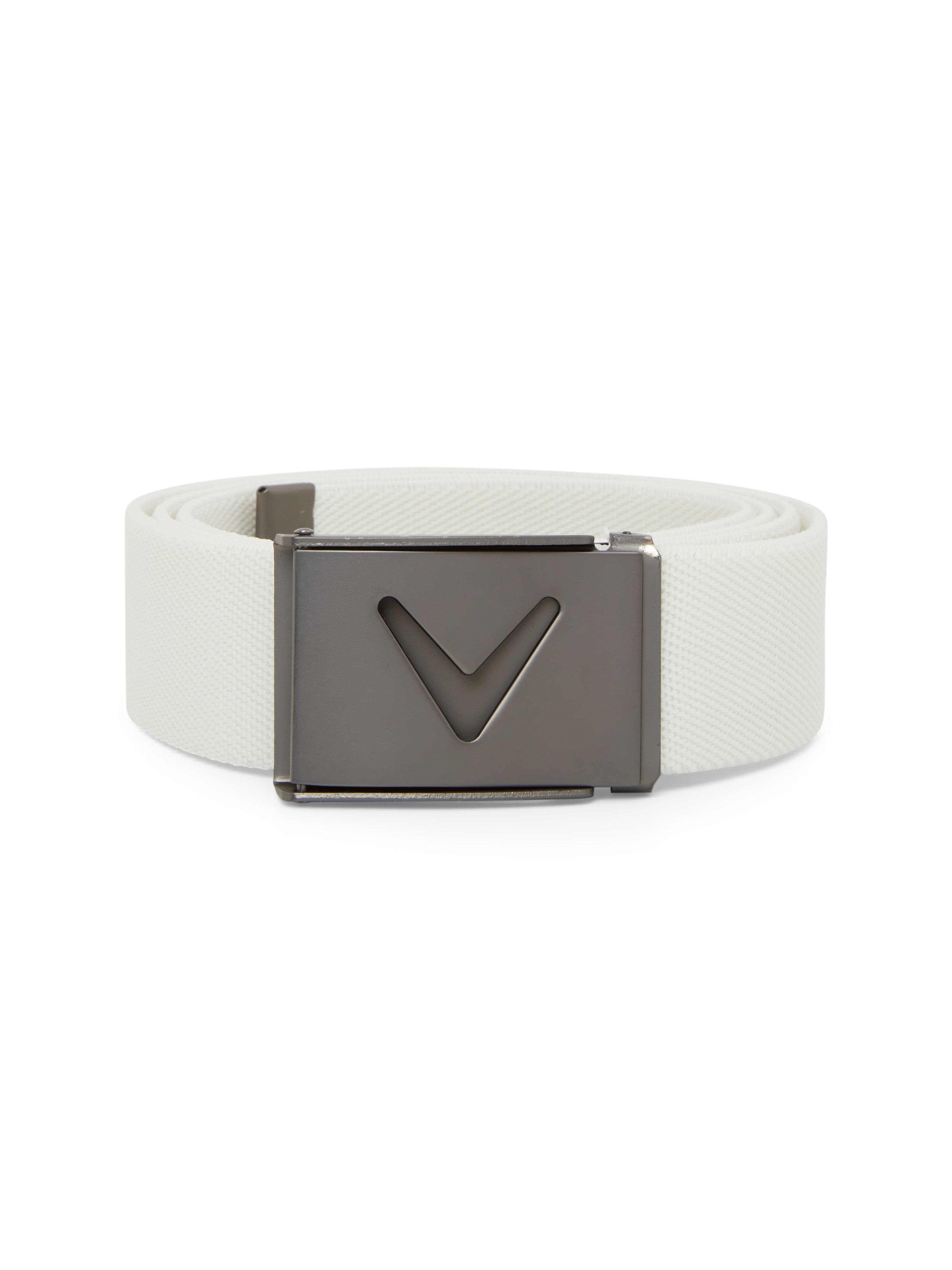 Men's V Logo Web Golf Belt - Stylish & Durable for Golf, Casual & Business Wear - Perfect for Golfers, Office & Everyday Use