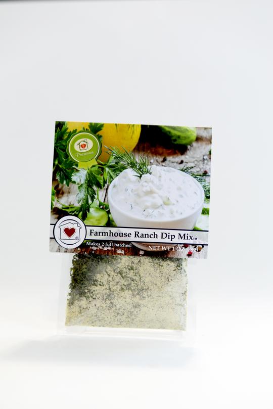 Farmhouse Ranch Dip Mix - Homemade Seasoning Blend for Chips, Veggies & More | Perfect for Parties, Snacks & Entertaining