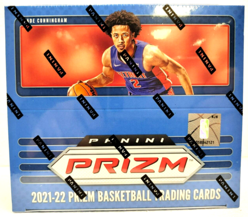 2021-2022 Panini Prizm Basketball Retail Box - 24 Packs, 4 Cards Each - Collectible Trading Cards for NBA Fans & Sports Memorabilia Enthusiasts - Perfect for Trading, Collecting, and Gifting