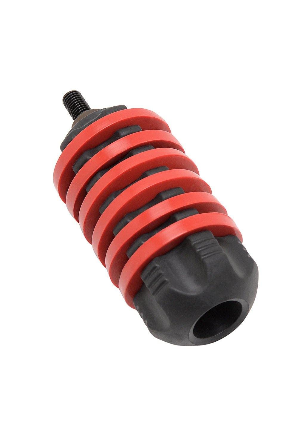 Killer V Stabilizer - 4 Inch Black and Red Bow Stabilizer for Archery - Perfect for Target Shooting, Hunting, and Outdoor Sports