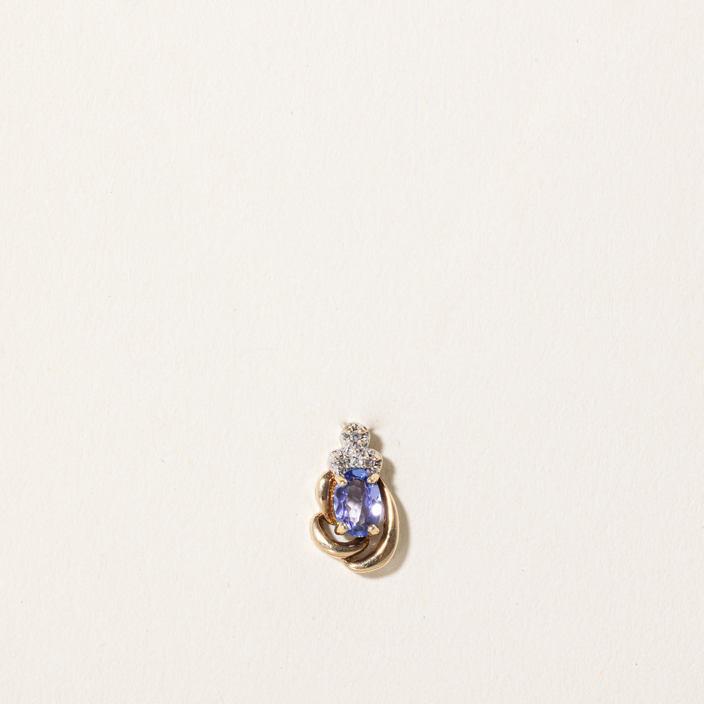 Exquisite 0.30ct Tanzanite & 0.01ct Diamond Pendant Necklace | 925 Sterling Silver Jewelry | Perfect for Anniversary, Birthday & Valentine's Day Gifts